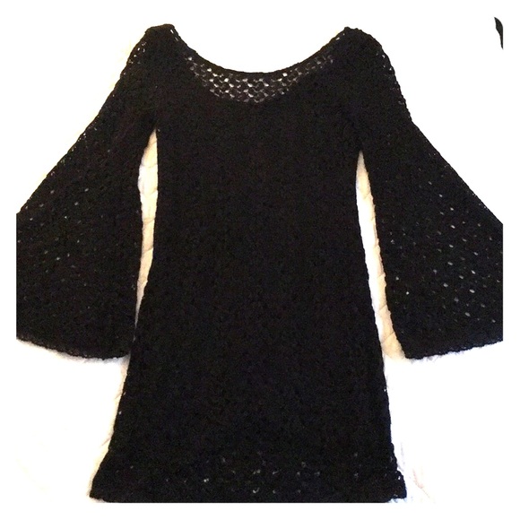 Free People Bell Sleeve Lace Dress - Picture 1 of 1